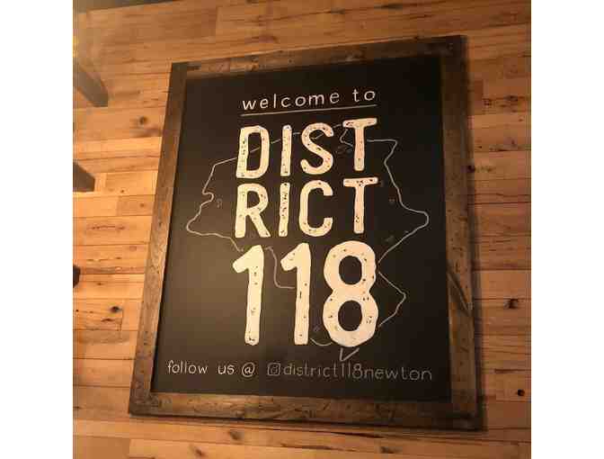 $50 Gift Certificate to District 118