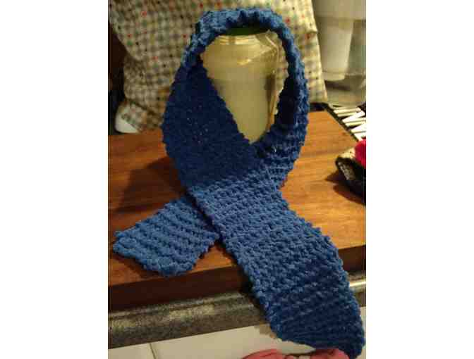 Kids Handknit Scarf and Cabled Headband