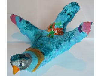 Handmade Paper Mache Bird