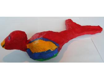 Handmade Paper Mache Bird