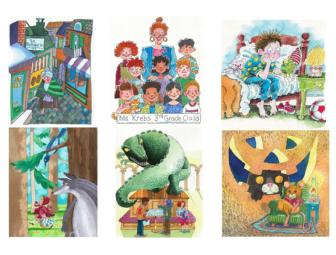 Custom Hand Painted Bookcase