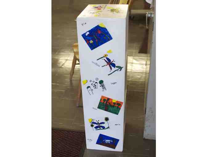 Mrs. Hamilton's Painted Bookcase