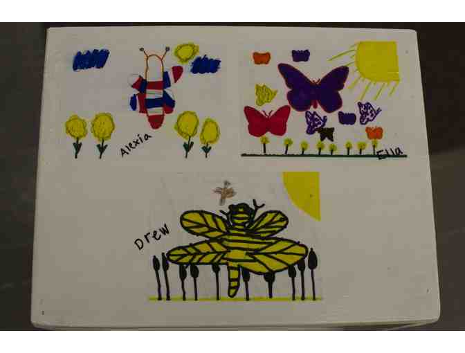 Mrs. Hamilton's Painted Bookcase