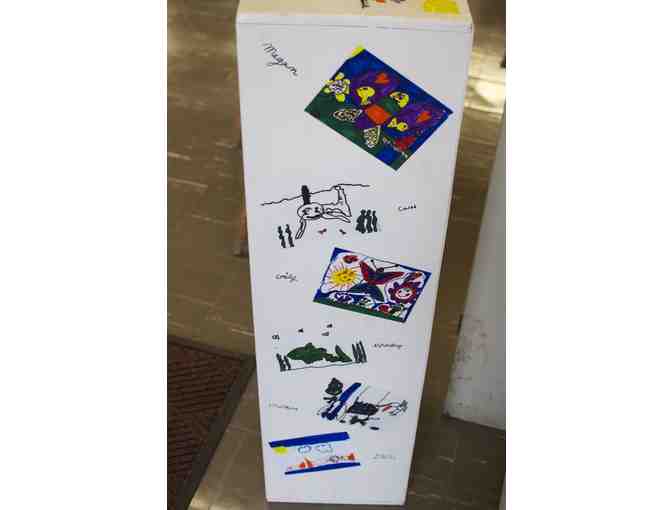 Mrs. Hamilton's Painted Bookcase