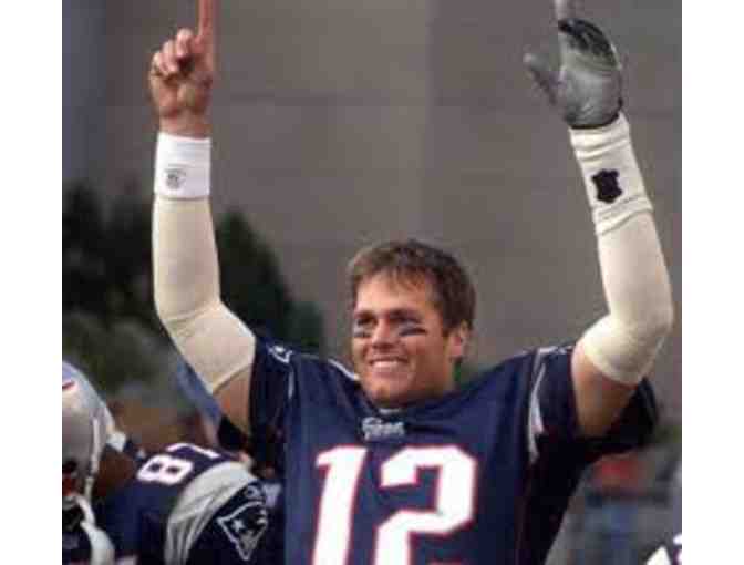 Tom Brady Autographed Football