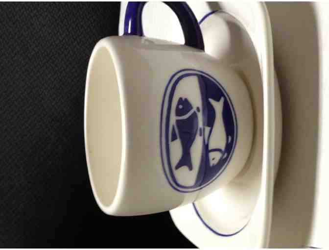 Aqua Maritime Ceramic Tea Service