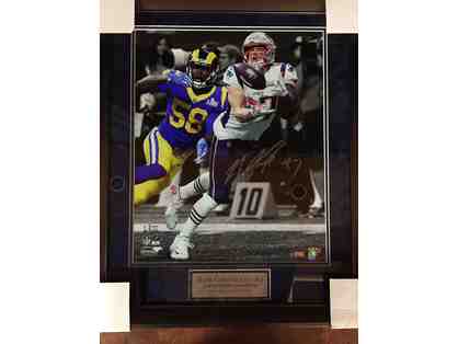 Gronkowsi Superbowl 53 Catch - Autographed Photo of his LAST NFL GAME!