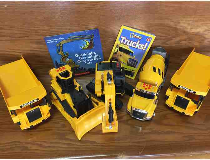 CAT Truck Collection with Floor Mats! and a pair of books!
