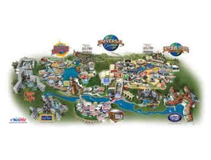 Four 1 Day/2 Park Tickets to Universal Orlando