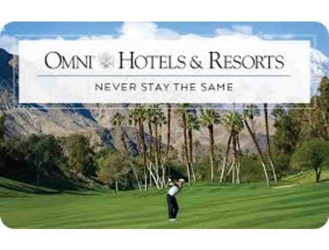 Two Night Stay at Omni Hotels & Resorts plus Omni goodie bag