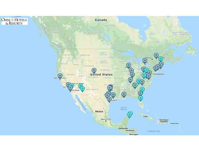 Two Night Stay at Omni Hotels & Resorts plus Omni goodie bag