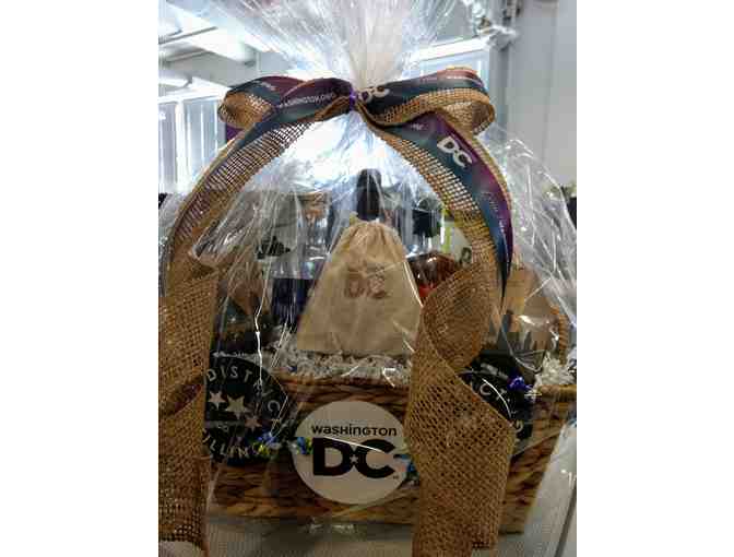 Destination DC and District Distilling Gift Basket
