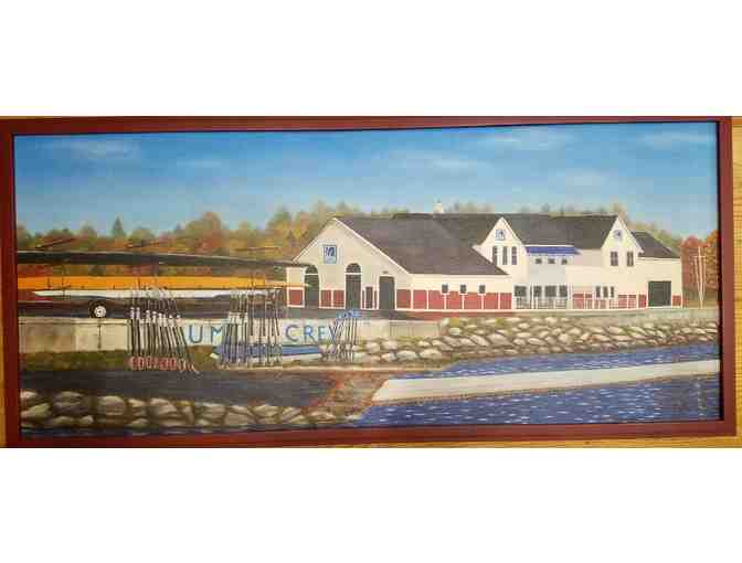 Bellegard Boathouse Print on Canvas - Photo 1