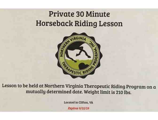 30-minute Private Riding Lesson from NVTRP - Photo 1