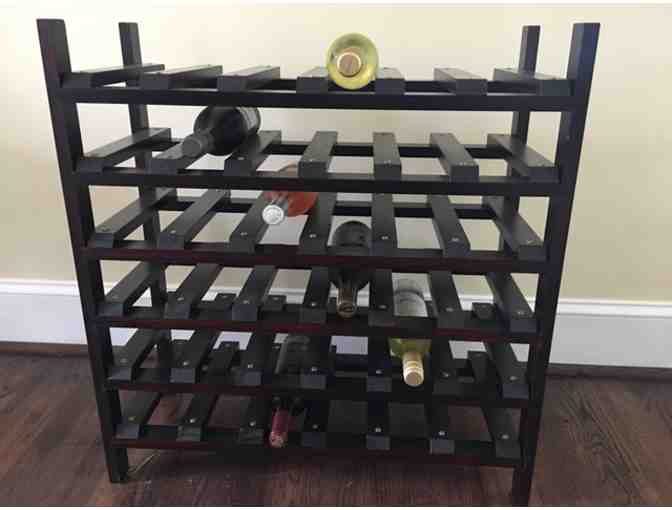 Handcrafted Wood Wine Rack