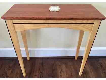 Handcrafted Wood Side Table