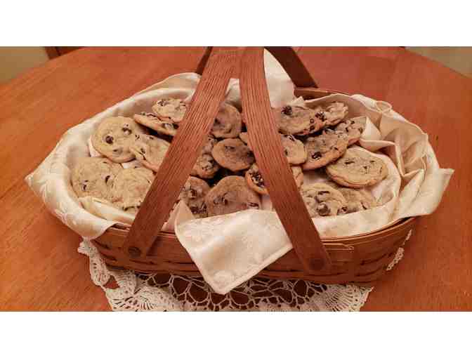Basket of Chocolate Chip Cookies - Photo 1