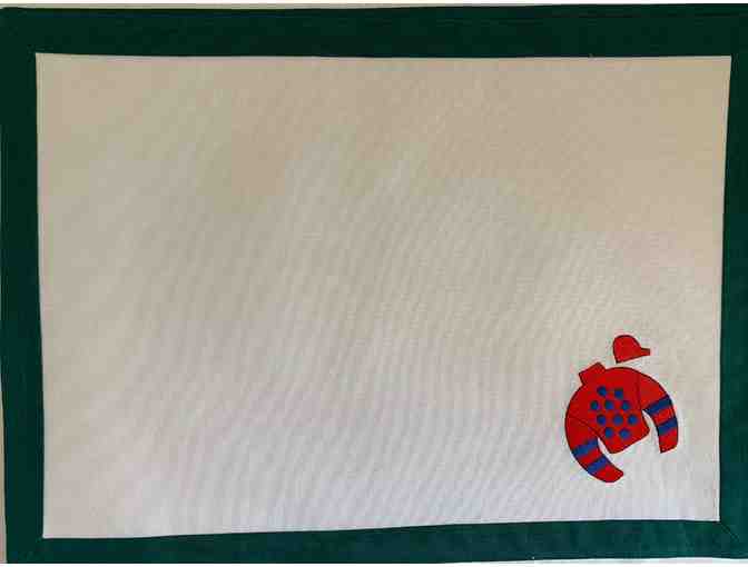 Racing Colors Embroidered Placemats