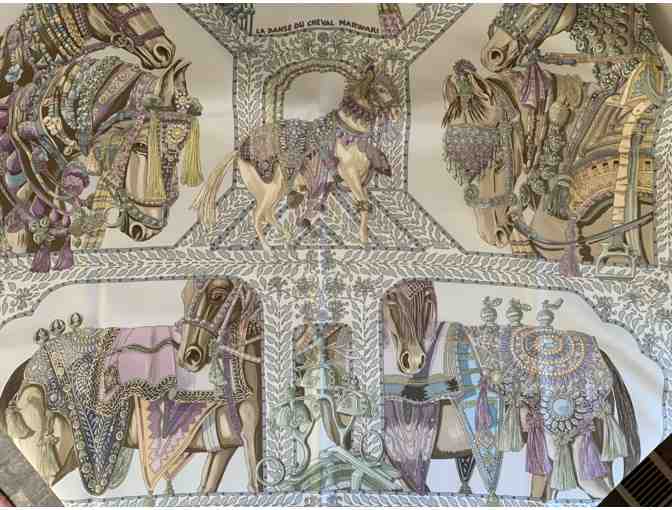 Hermes 'La Danse Du Cheval Marwari' Scarf (2 of 2)