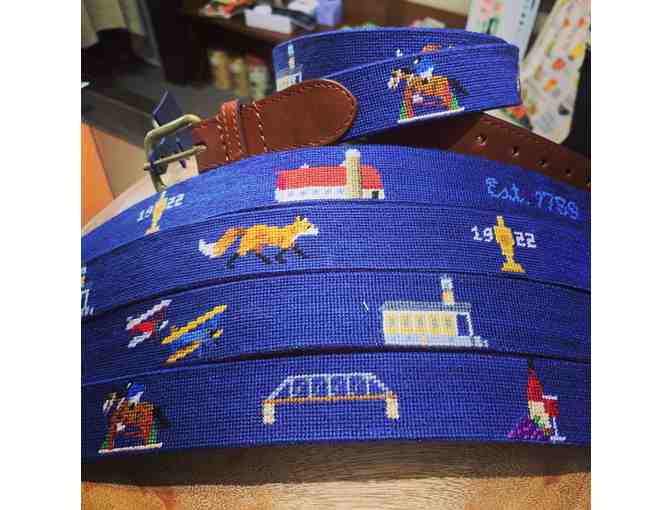 Fauquier Life Needlepoint Belt by Smathers and Branson - Photo 1