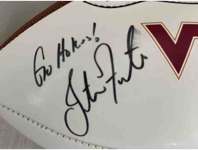'Go Hokies' VT Autographed Football