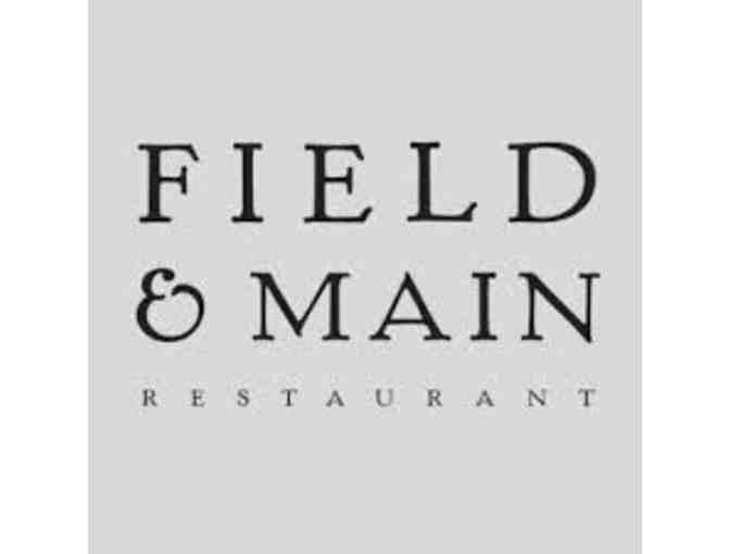 Field and Main Restaurant- The Present Menu Dinner for Two - Photo 1