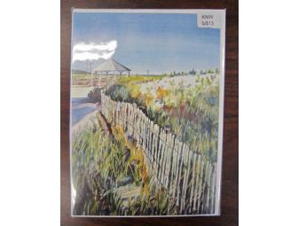 Karen North Wells 'The Boathouse on the River' $66 + Card Set (5) $13
