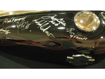 Harley-Davidson Autographed Gas Tank From 2010 Telethon