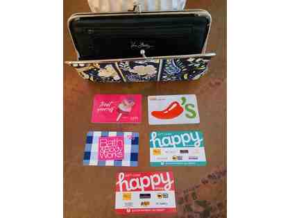 Fun Day Out - Vera Bradley Clutch with 5 gift cards