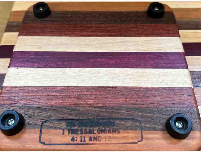 Handmade Cutting Board with 2 Trivets