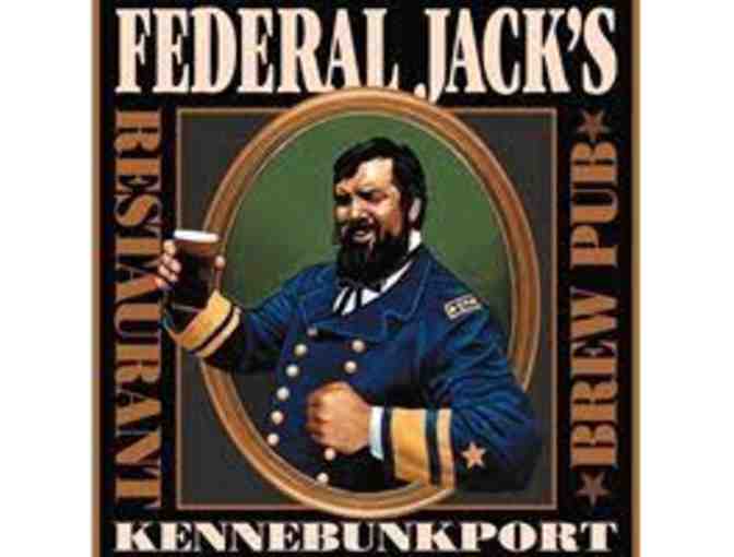 $50 Gift Card to Federal Jack's Restaurant and Brew Pub in Kennebunk