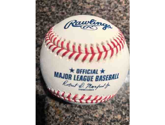 Red Sox third basemen Raphael Devers Autographed Baseball