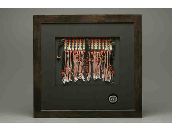"African Necklace" - Framed woven art by Douglas Alan Masury - Photo 1