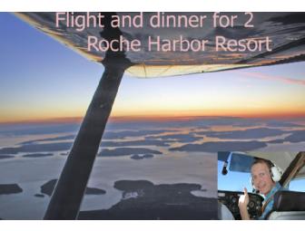 Dinner & Flight/Roche Harbor