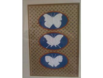 Butterflies and Flowers matching pictures set