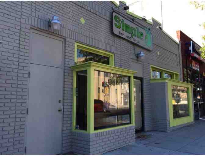 Gift Certificate to Simple Bar & Grill / Certificado de regalo a Simple Bar & Grill