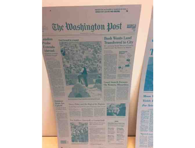 3 Washington Post Press Plates / 3 Press Plates del Washington Post