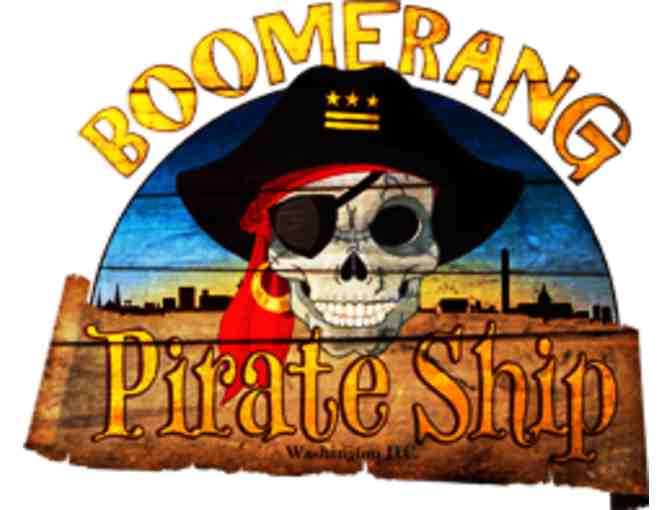 Boomerang Pirate Ship Treasure Hunt Cruise! / Crucero pirata