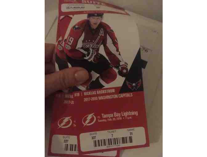 2 Suite-level tickets to Tampa Bay Lightning at Washington Capitals