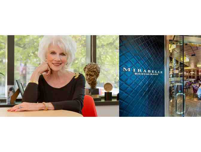 Enjoy dinner for 8 with Diane Rehm at Mirabelle!