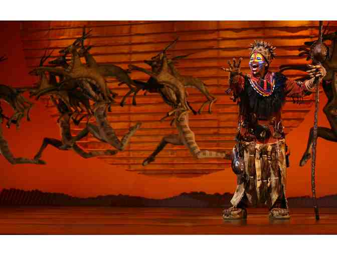 The Lion King & Tony's restaurant package deal! - 2 Tickets & $50 gift certificate!