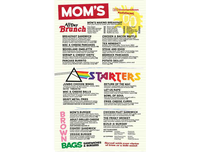 Moms Kitchen and Bar - $50 Gift Certificate