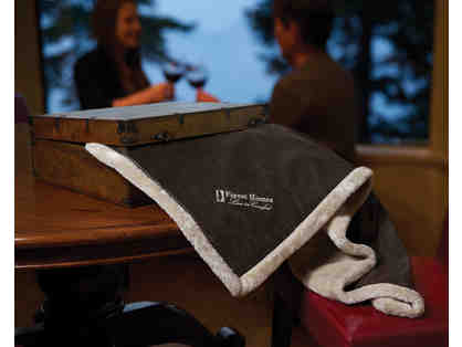 Vintage Throw with Antique Box