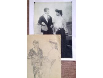 Hepburn Gallery: Pencil Sketch of Parents