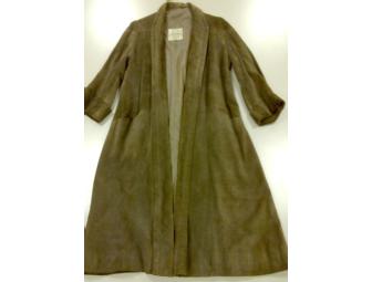 Hepburn Gallery: Hermes Suede Coat