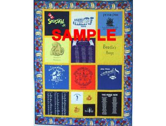 PERSONALIZED 12-SQUARE T-SHIRT QUILT