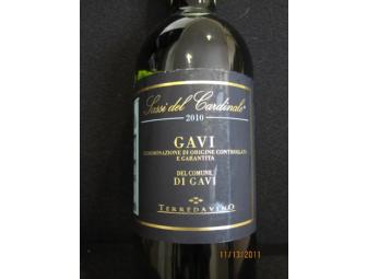 2010 SASSI DEL CARDINALE GAVI DEL COMUNE DI GAVI TERRE DA VINO ITALIAN WINE