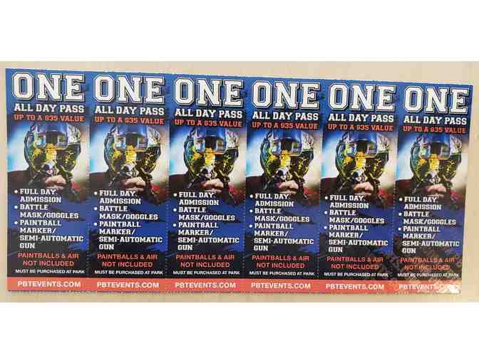 PAINTBALL ALL DAY TICKETS (6) #2