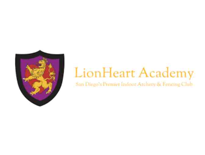 1 Month of Weekly Classes at LionHeart Academy for Archery, Fencing, or Medieval Sword