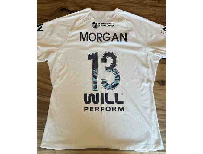 Alex Morgan #13 San Diego Wave Jersey- AUTOGRAPHED BY THE WHOLE TEAM!